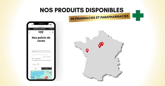 Nos produits sont aussi disponibles en pharmacie !
