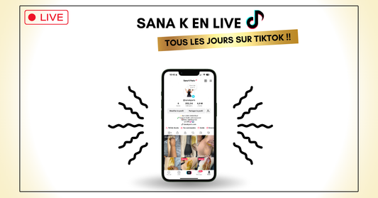 Sana k en live tous les jours sur TikTok !