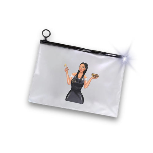 POCHETTE ZIP (TRANSPARENTE OU NOIR)