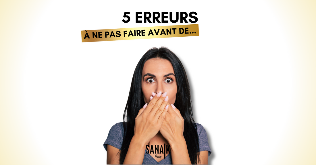 5 ERREURS À NE PAS FAIRE AVANT L'EPILATION...