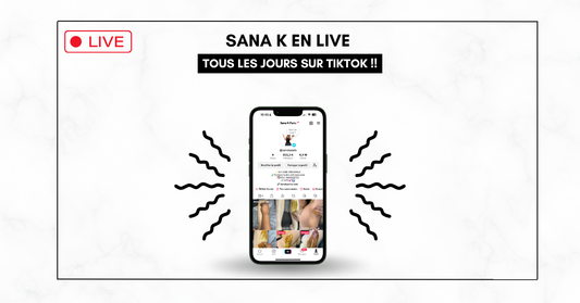 Sana k en live tous les jours sur TikTok !