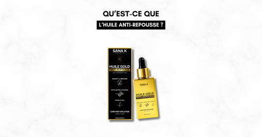 Le soin naturel pour ralentir la repousse du poil