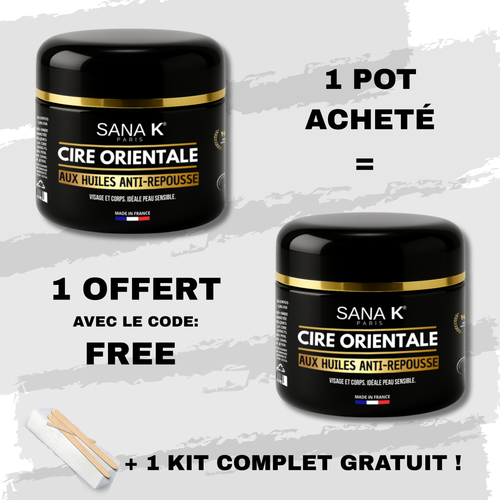 CIRE ORIENTALE 300G ACHETÉE = 1 OFFERTE